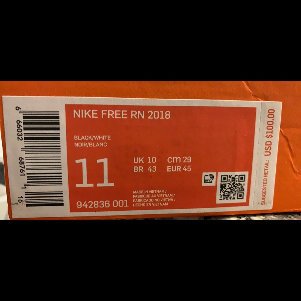 NIKE FREE RUN 2018 - BRAND NEW